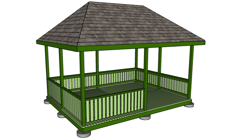 Gazebo de bricolage